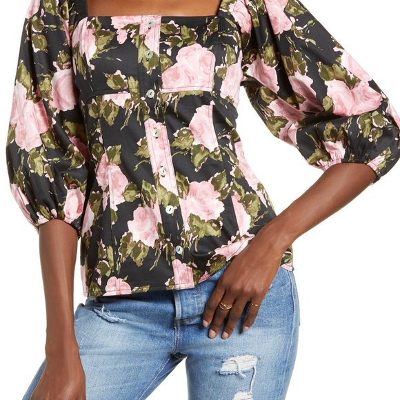 [WAYF] Puff Sleeve Blouse - Picture 3 of 8